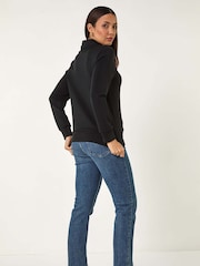 Roman Roll Neck Soft Scuba Top - Imagen 3 de 5