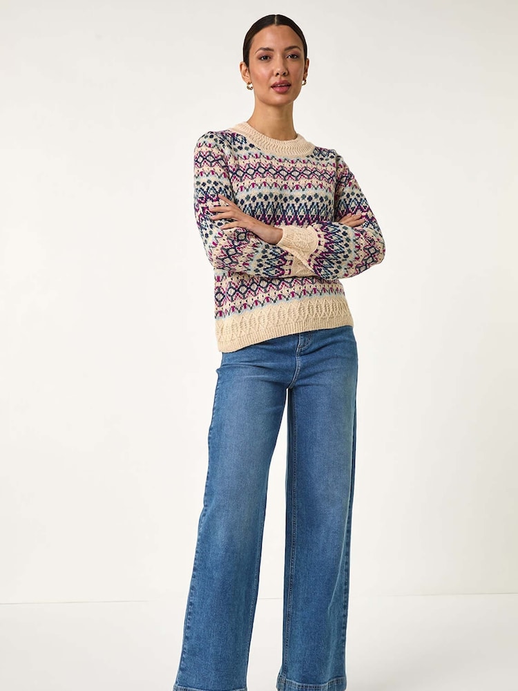 Roman Delicate Scallop Fairisle Jumper - Bild 2 von 5 Roman Delicate Scallop Fairisle Jumper - Bild 2 von 5