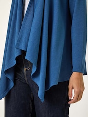 Roman Blue Waterfall Stretch Cardigan - Image 5 of 5