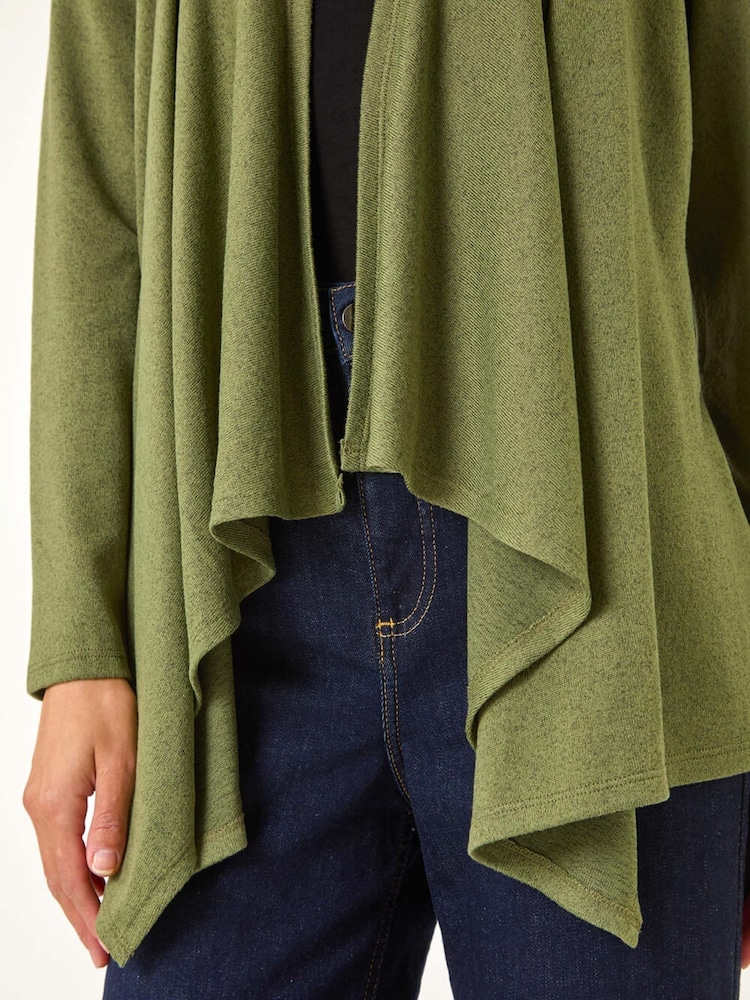 Roman Green Waterfall Stretch Cardigan - Image 5 of 5