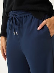 Roman Blue Wide Leg Ponte Trousers - Image 5 of 5