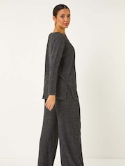 Roman Relaxed Ribbed Side Split Top - Image 3 of 5