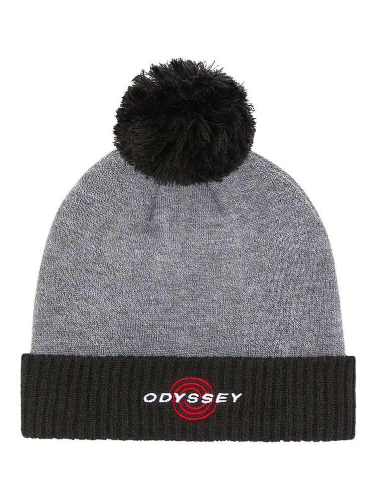 Callaway Apparel TA Pom Black Beanie - Image 2 of 2 Callaway Apparel TA Pom Black Beanie - Image 2 of 2