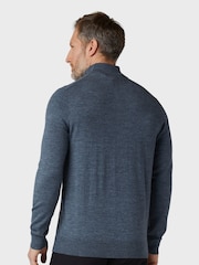 Callaway Apparel Grey 1/4 Blended Merino Sweater - Image 2 of 5