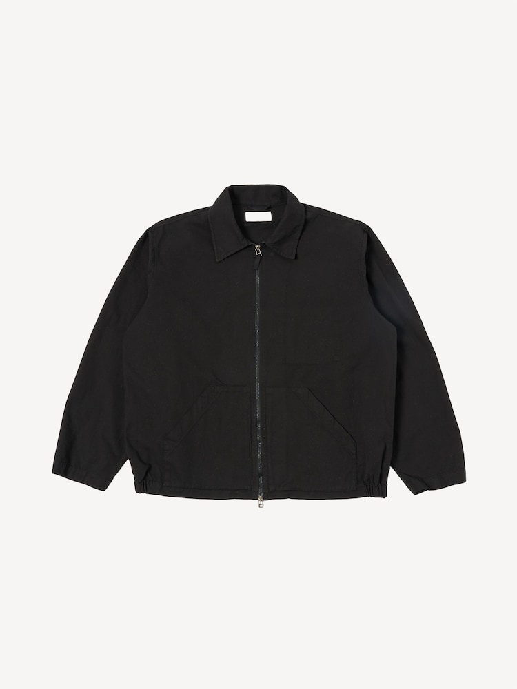Universal Works Black Pembroke Kelly Chore Jacket - Image 1 of 2