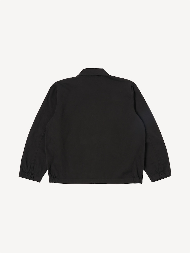 Universal Works Black Pembroke Kelly Chore Jacket - Image 2 of 2 Universal Works Black Pembroke Kelly Chore Jacket - Image 2 of 2