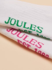 Rosa/Verde - Joules Raindance Socks Two pack - Imagen 3 de 3