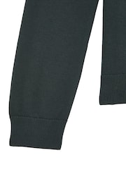 Lyle & Scott Blue 1/4 Zip 100% Cotton Jumper - Image 3 of 3