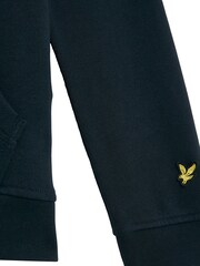 Lyle & Scott Blue Script Embroidered 100% Cotton Hoodie - Image 3 of 3