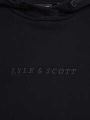 Lyle & Scott Black Cargo Pocket 100% Cotton Hoodie - Image 2 of 3