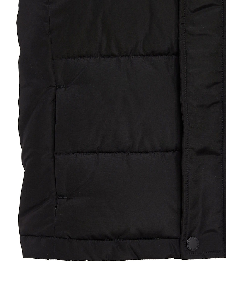 Lyle & Scott Black Padded Hooded Gilet - Image 4 of 4 Lyle & Scott Black Padded Hooded Gilet - Image 4 of 4