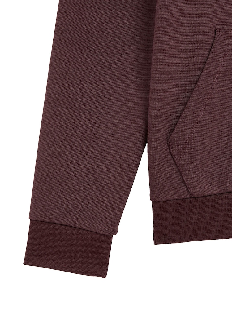 Lyle & Scott Red Fly Fleece Hoodie - Image 3 of 3