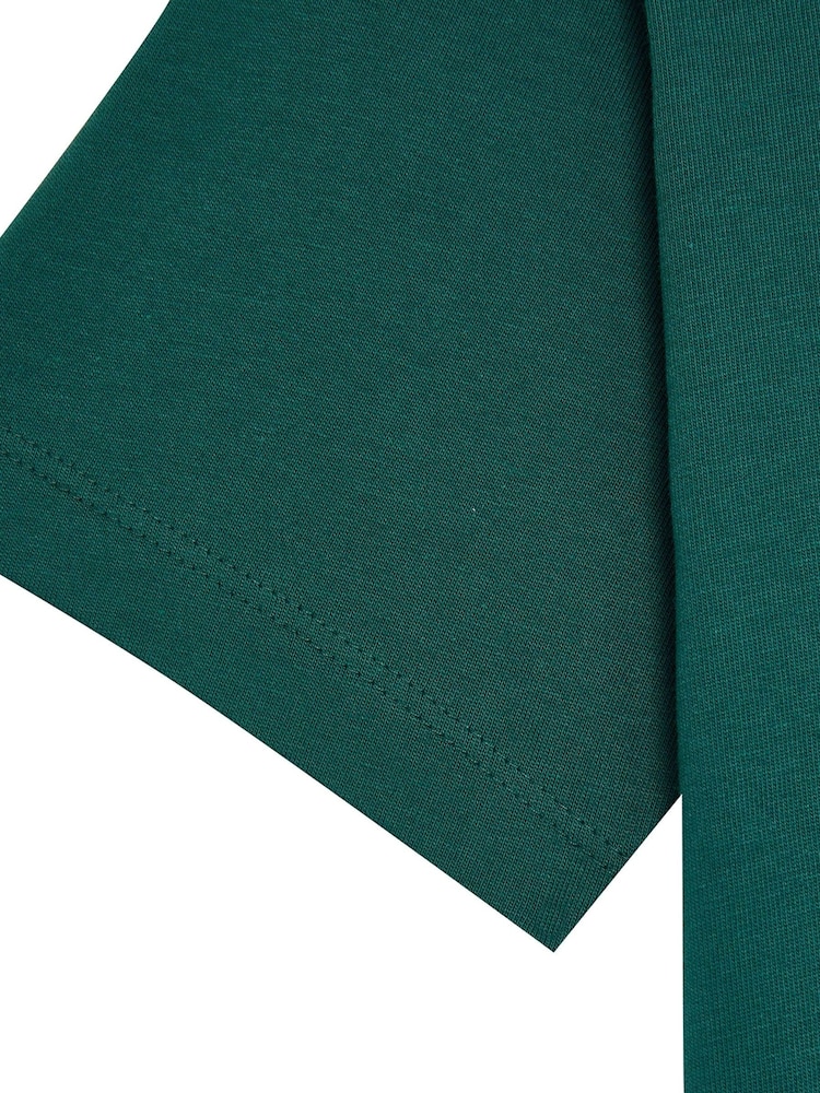 Lyle & Scott Green Plain 100% Cotton T-Shirt - Image 3 of 3