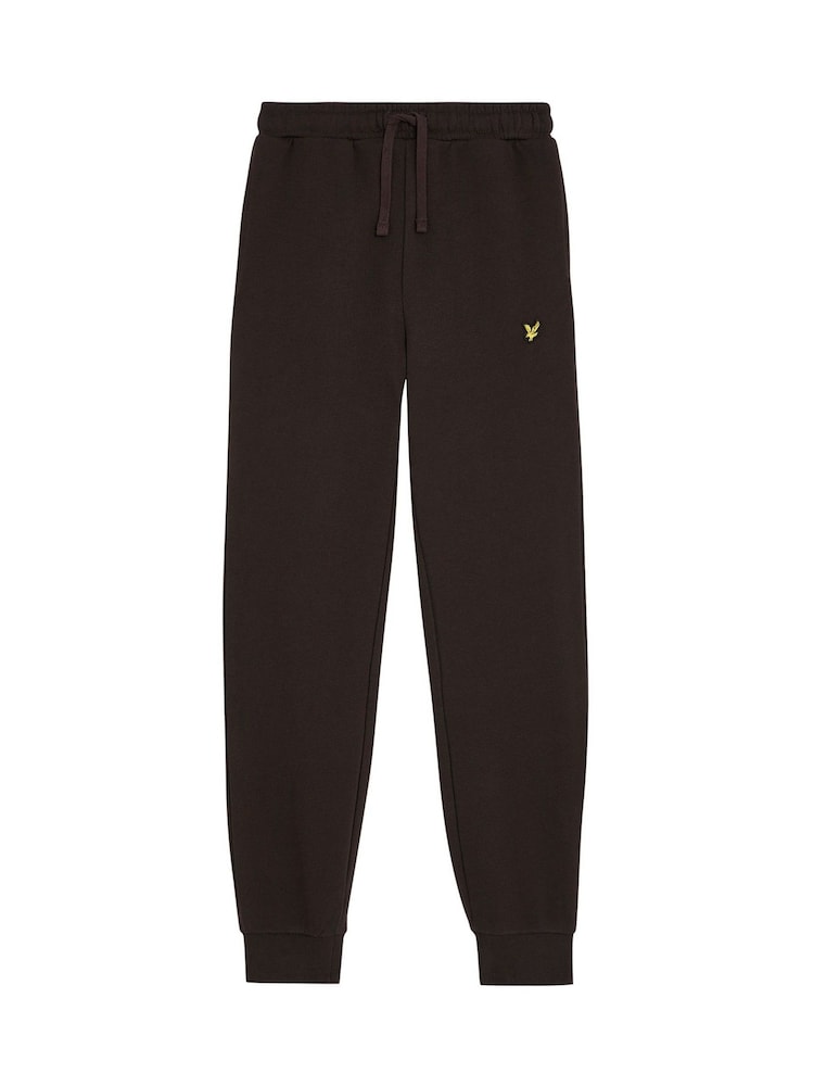 Lyle & Scott Brown 100% Cotton Sweat Joggers - Image 1 of 3