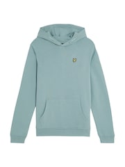 Lyle & Scott Blue 100% Cotton Pull-Over Hoodie - Image 1 of 3