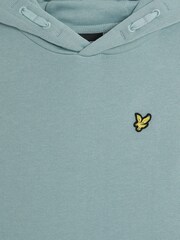 Lyle & Scott Blue 100% Cotton Pull-Over Hoodie - Image 2 of 3
