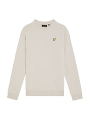 Lyle & Scott Cream Crew Neck 100% Cotton Sweatshirt - Image 1 of 3