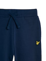 Lyle & Scott Blue 100% Cotton Crew Neck and Joggers Set - Image 3 of 4