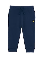 Lyle & Scott Blue 100% Cotton Crew Neck and Joggers Set - Image 4 of 4