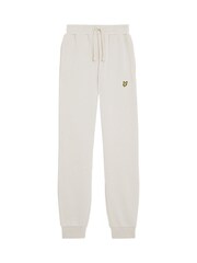 Lyle & Scott Cream 100% Cotton Sweat Joggers - Image 1 of 3