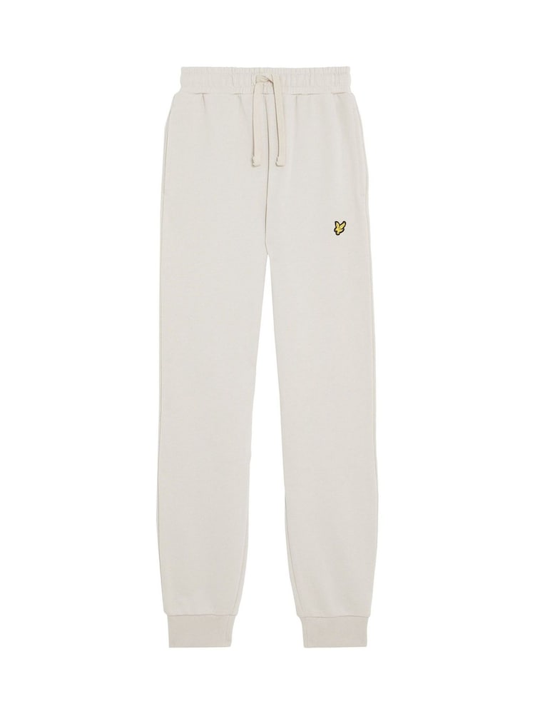 Lyle & Scott Cream 100% Cotton Sweat Joggers - Image 1 of 3