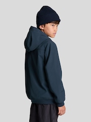 Lyle & Scott Blue SoftShell Hooded Jacket - Image 3 of 7