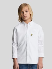 Lyle & Scott White Oxford 100% Cotton Shirt - Image 1 of 7