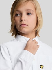 Lyle & Scott White Oxford 100% Cotton Shirt - Image 3 of 7