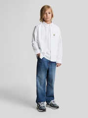 Lyle & Scott White Oxford 100% Cotton Shirt - Image 4 of 7