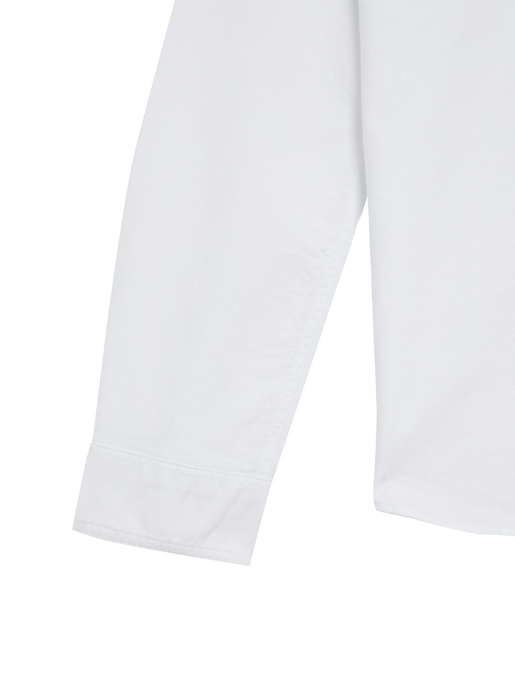 Lyle & Scott White Oxford 100% Cotton Shirt - Image 7 of 7