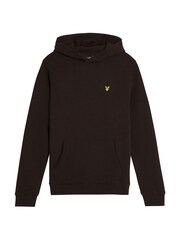 Lyle & Scott Brown Pull-Over 100% Cotton Hoodie - Image 1 of 3