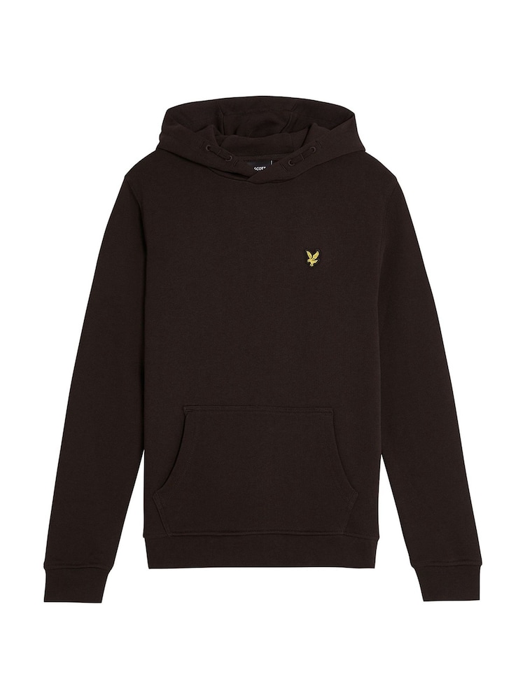 Lyle & Scott Brown Pull-Over 100% Cotton Hoodie - Image 1 of 3