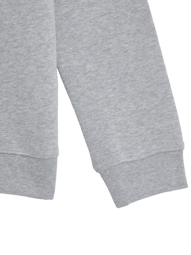 Lyle & Scott Grey Zip Through 100% Cotton Hoodie - Image 5 of 5