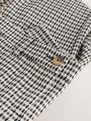 Mono Check Ponte Flared Trousers - Image 7 of 7