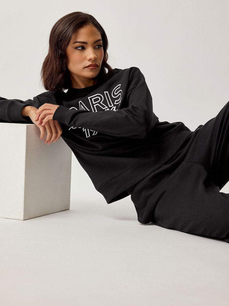 PixieGirl Petite Black Sweatshirt - Image 2 of 4