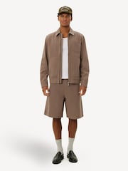 Les Deux Brown Robert Canvas Workwear Jacket - Image 3 of 5