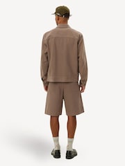 Les Deux Brown Robert Canvas Workwear Jacket - Image 4 of 5