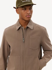 Les Deux Brown Robert Canvas Workwear Jacket - Image 5 of 5