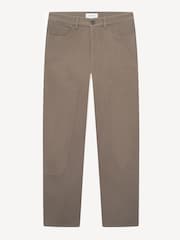 Les Deux Brown Ryder Double Front Panel Carpenter Trousers - Image 4 of 5