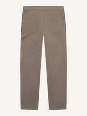 Les Deux Brown Ryder Double Front Panel Carpenter Trousers - Image 5 of 5