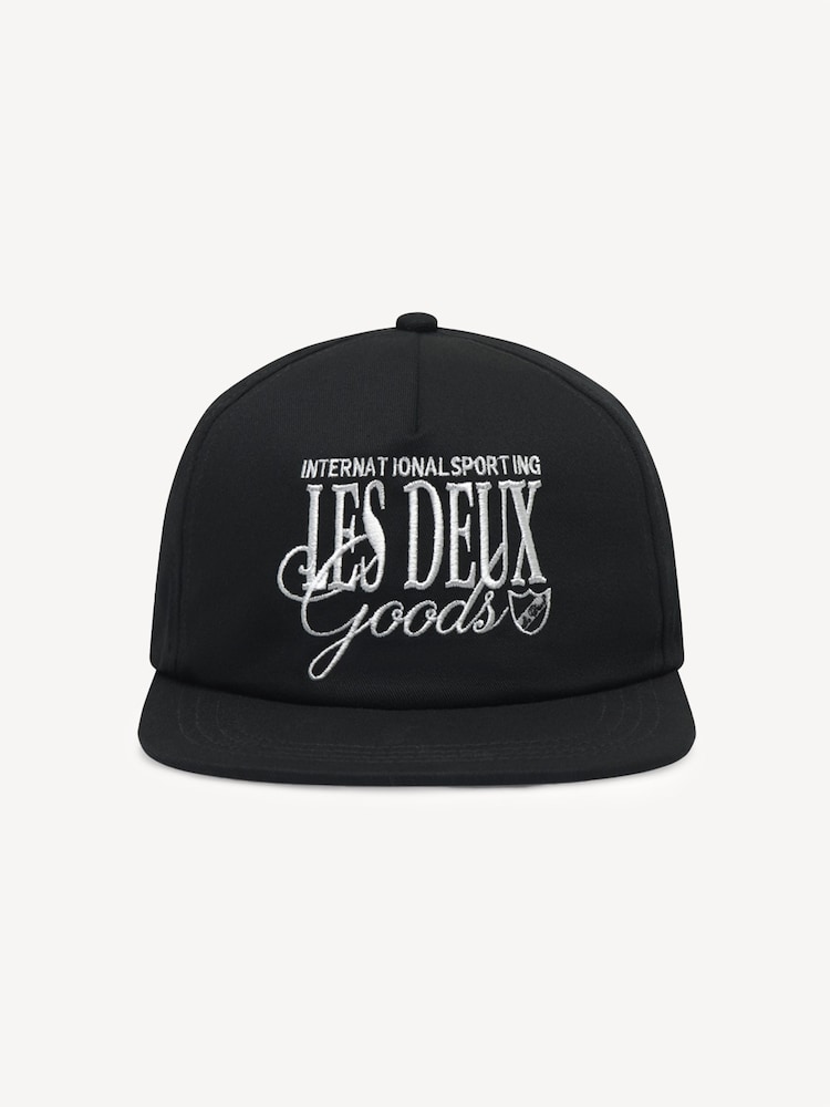 Les Deux Black Chess Logo Baseball Cap - Image 1 of 3