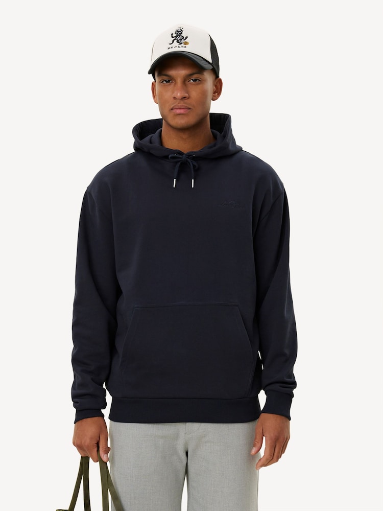 Les Deux Blue Crew Logo Hoodie - Image 1 of 7