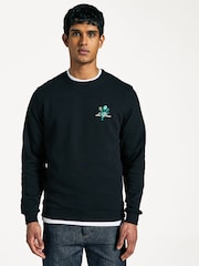 Les Deux Black Bruno Café Artwork Sweatshirt - Image 1 of 8