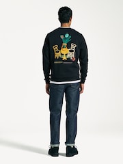 Les Deux Black Bruno Café Artwork Sweatshirt - Image 2 of 8