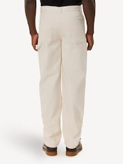 Les Deux Cream Ryder Double Front Panel Carpenter Trousers - Image 2 of 8