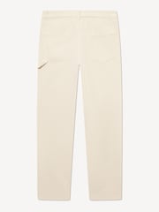 Les Deux Cream Ryder Double Front Panel Carpenter Trousers - Image 8 of 8