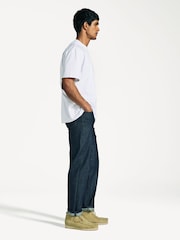 Les Deux White Crew Logo T-Shirt - Image 3 of 7