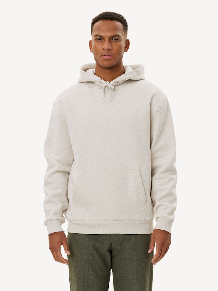 Les Deux Grey Crew Logo Hoodie - Image 1 of 5