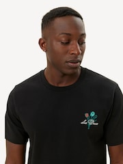 Les Deux Black Bruno Café Artwork T-Shirt - Image 3 of 5