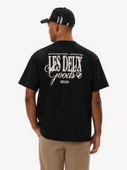 Les Deux Black Sporting Goods Logo T-Shirt - Image 1 of 8
